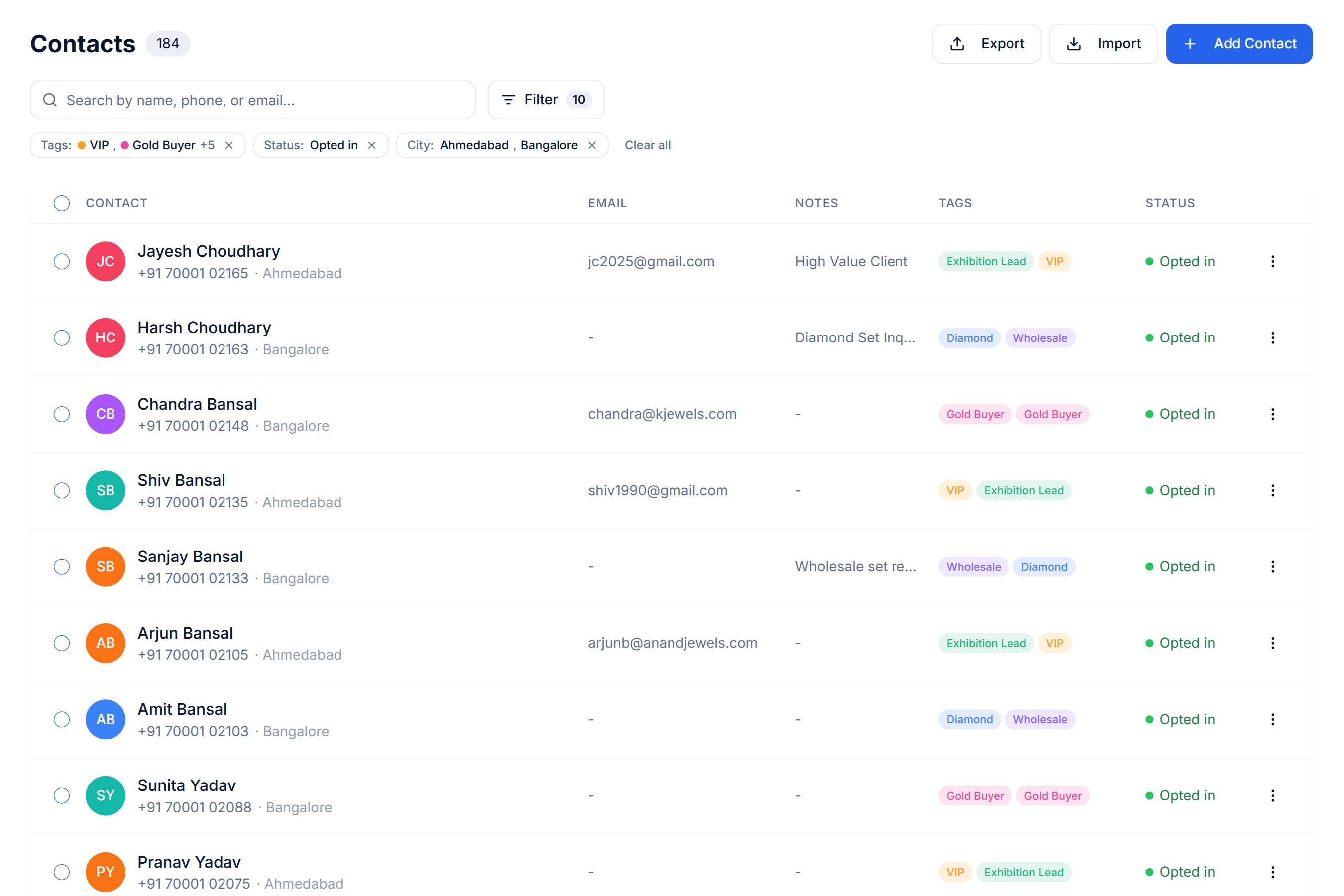 Keep customer context in one place - Semora feature screenshot